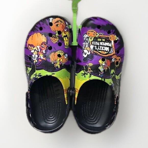 Disney Parks Halloween 2024 Mickey’s Pumpkin Patch Adult Clogs Crocs Size M6/W8 - Picture 3 of 9